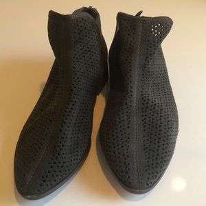 Kelsi Dagger perforated leather booties